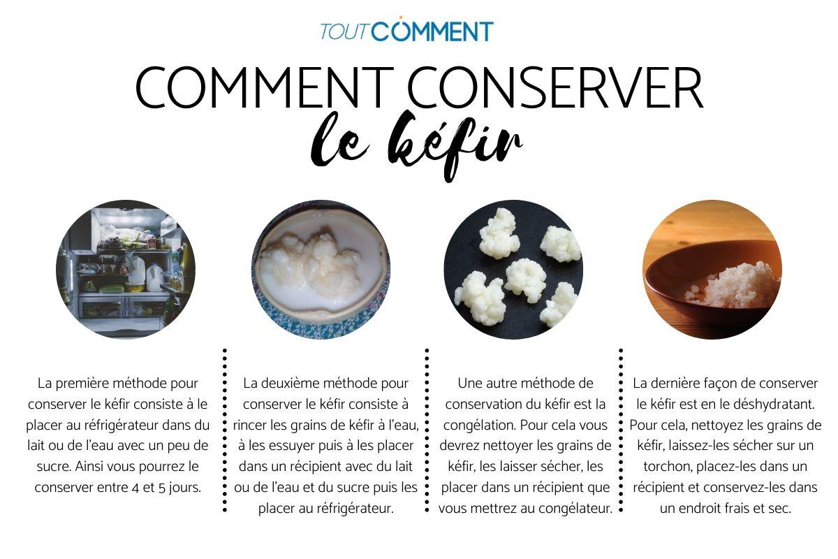 Comment conserver le kéfir - ASTUCES ET BIENFAITS