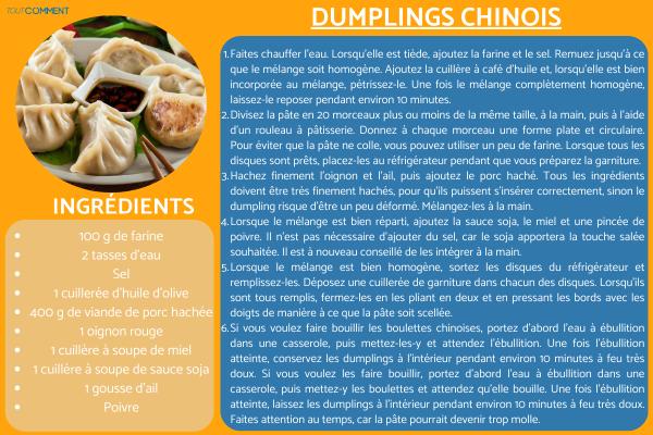 Dumplings chinois