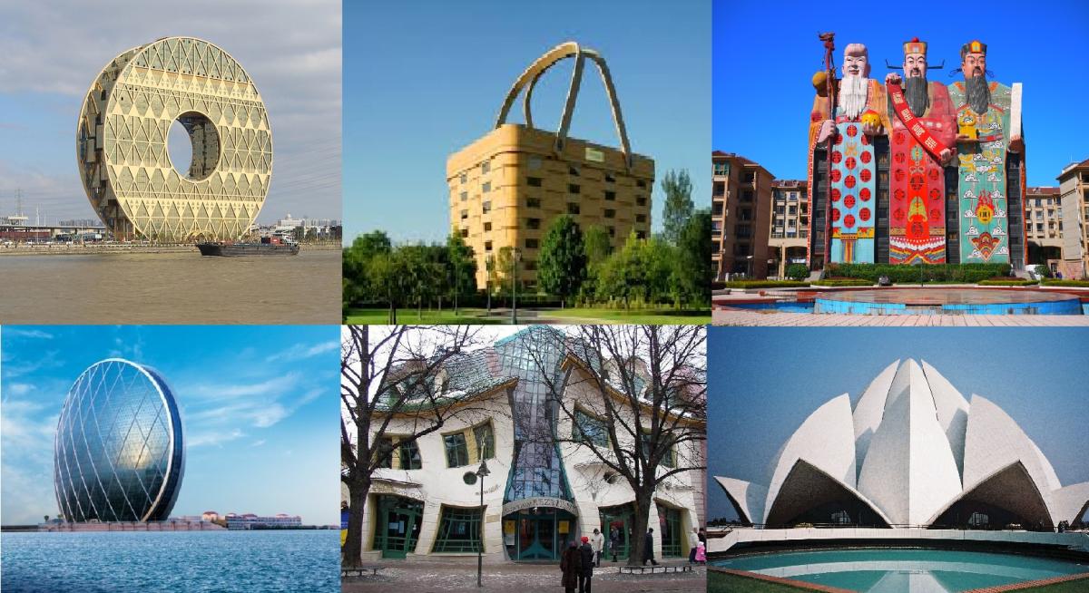 Top 10 des bâtiments les plus insolites du monde