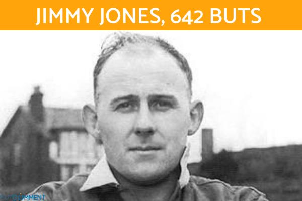 Qui est le meilleur buteur de l'histoire du football ? - Jimmy Jones, 647 buts