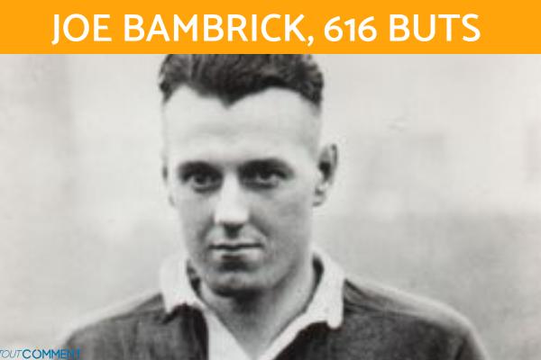 Qui est le meilleur buteur de l'histoire du football ? - Joe Bambrick, 616 buts