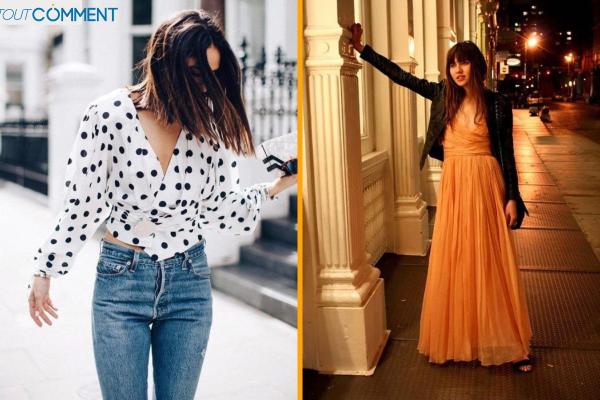 Comment s'habiller au printemps : conseils de mode et de stylisme - Veste en cuir et robe en soie