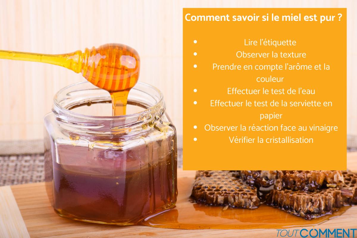 Comment reconnaitre du vrai miel