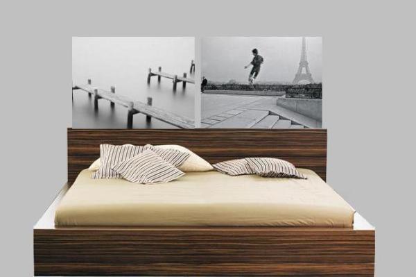 Comment faire une tête de lit pas cher - Faire des têtes de lit avec des photos
