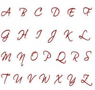 Modèles d'écriture cursive - Étape 5