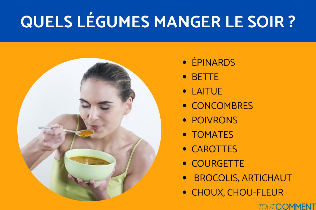 Quels légumes manger le soir