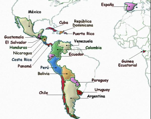 Liste Des Pays Et Capitales Hispanophones Et Si L Empire Espagnol Liste Des Pays Et Capitales Hispanophones Et Si L Empire Espagnol