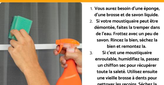Comment nettoyer une moustiquaire