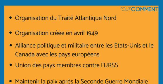 Qu'est-ce que l'OTAN ?