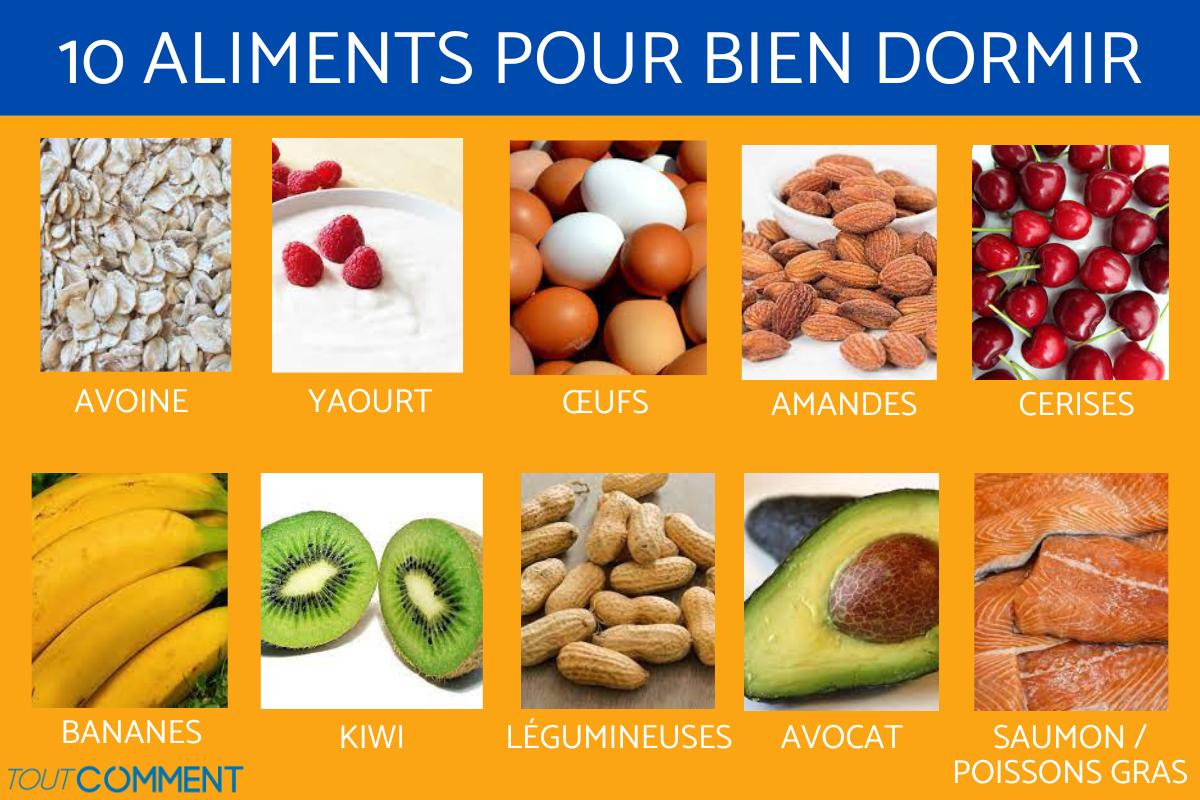 Aliments pour bien dormir