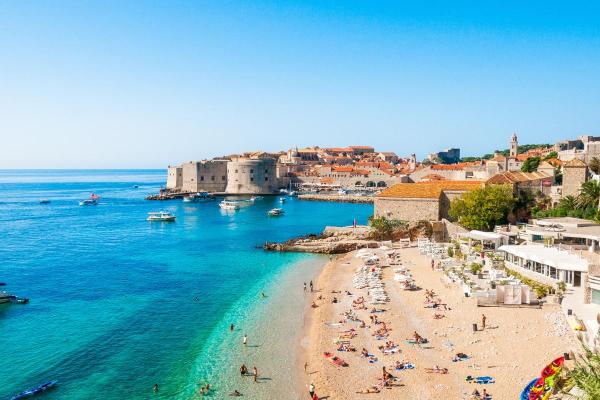 Plus belles plages de Croatie - Banje (Dubrovnik)