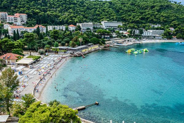 Plus belles plages de Croatie - Uvala Lapad (Dubrovnik)