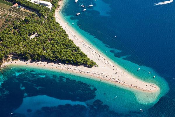Plus belles plages de Croatie - Zlatni Rat (Île de Brač)