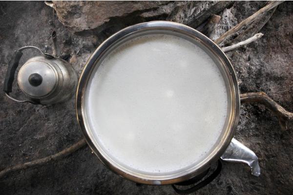 Sauce blanche pour les pâtes - Étape 2