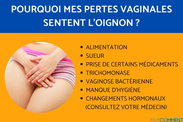 Mauvaise odeur vaginale : mes pertes sentent l'oignon