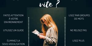 Comment lire vite - 6 Conseils de lecture rapide