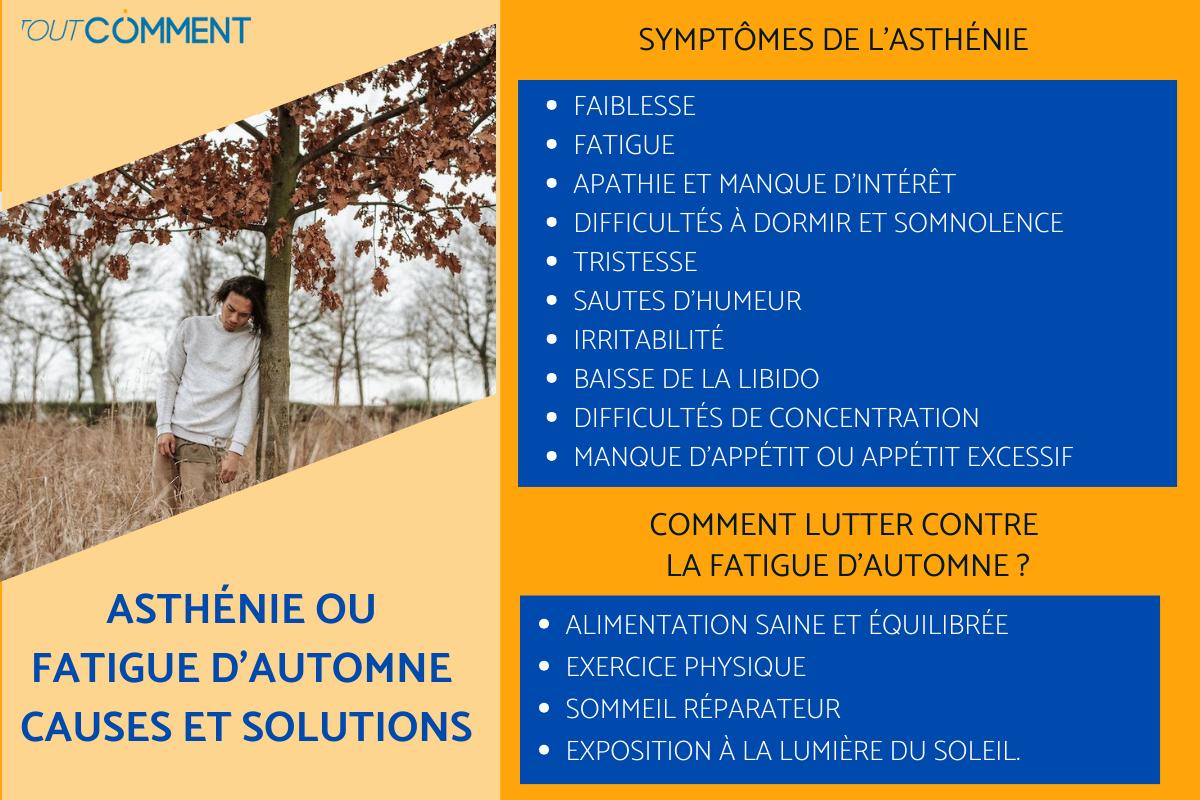 Asthénie ou fatigue d'automne : causes et solutions