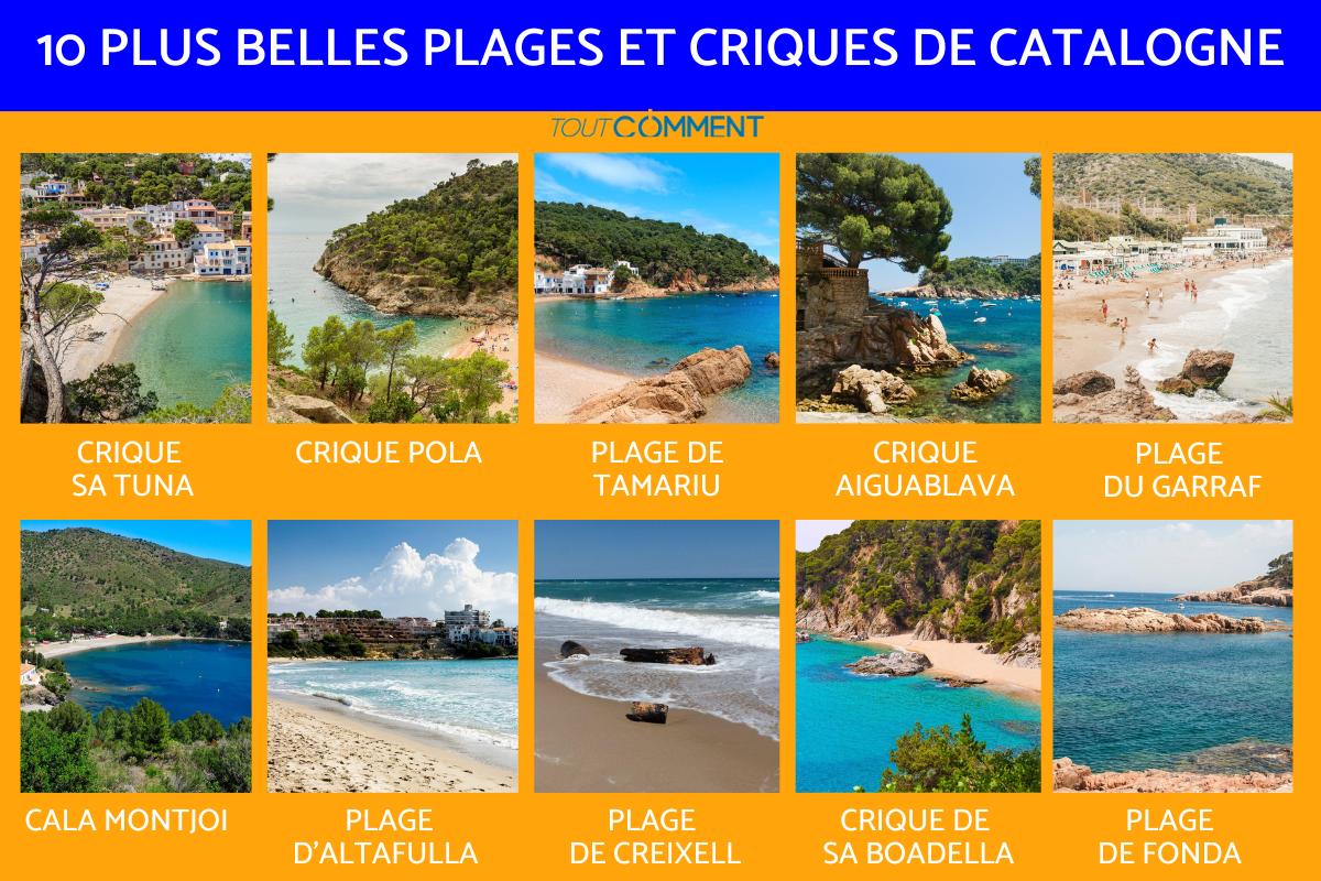 Plus belles plages et criques de Catalogne