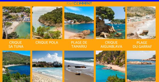 Plus belles plages et criques de Catalogne