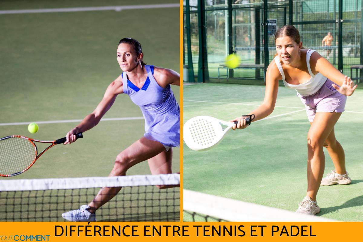 Différence entre tennis et padel