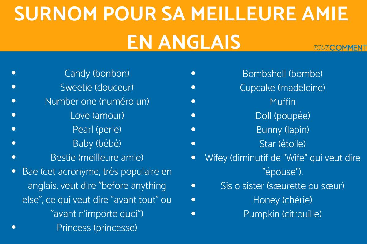 + de 100 SURNOMS pour AMIE avec SIGNIFICATION ORIGINAUX, SPÉCIAUX et pour SNAP