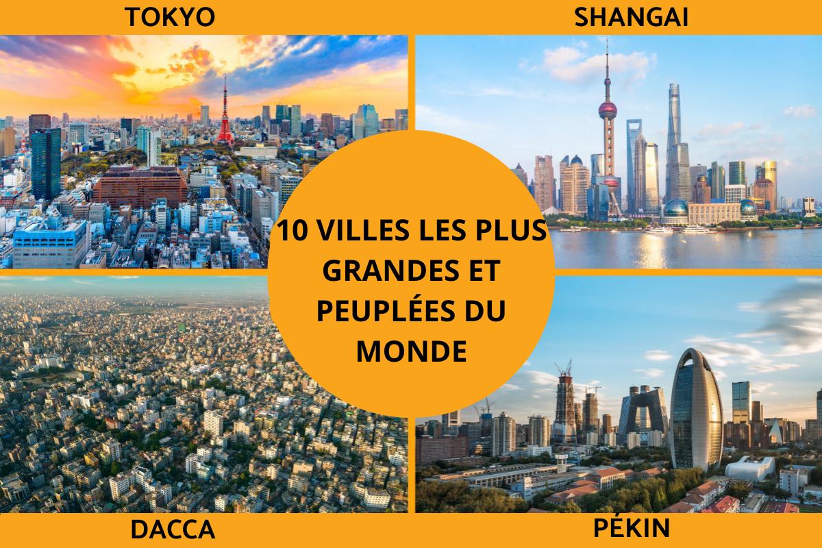 10 Villes les plus grandes et peuplées du monde