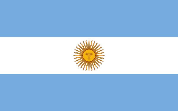Drapeaux avec un soleil - Argentine : Le Soleil de Mai
