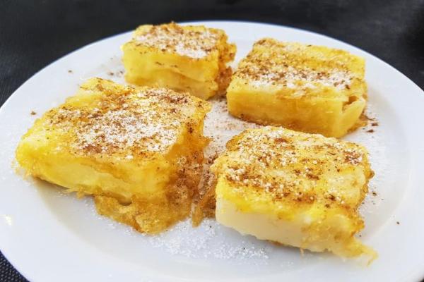Recette de leche frita ou lait frit