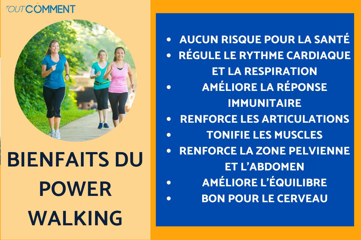 Power walking ou marche rapide : qu'est-ce que c'est et bienfaits