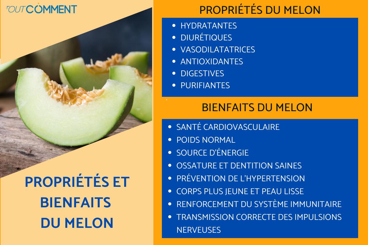 Melon : propriétés et bienfaits