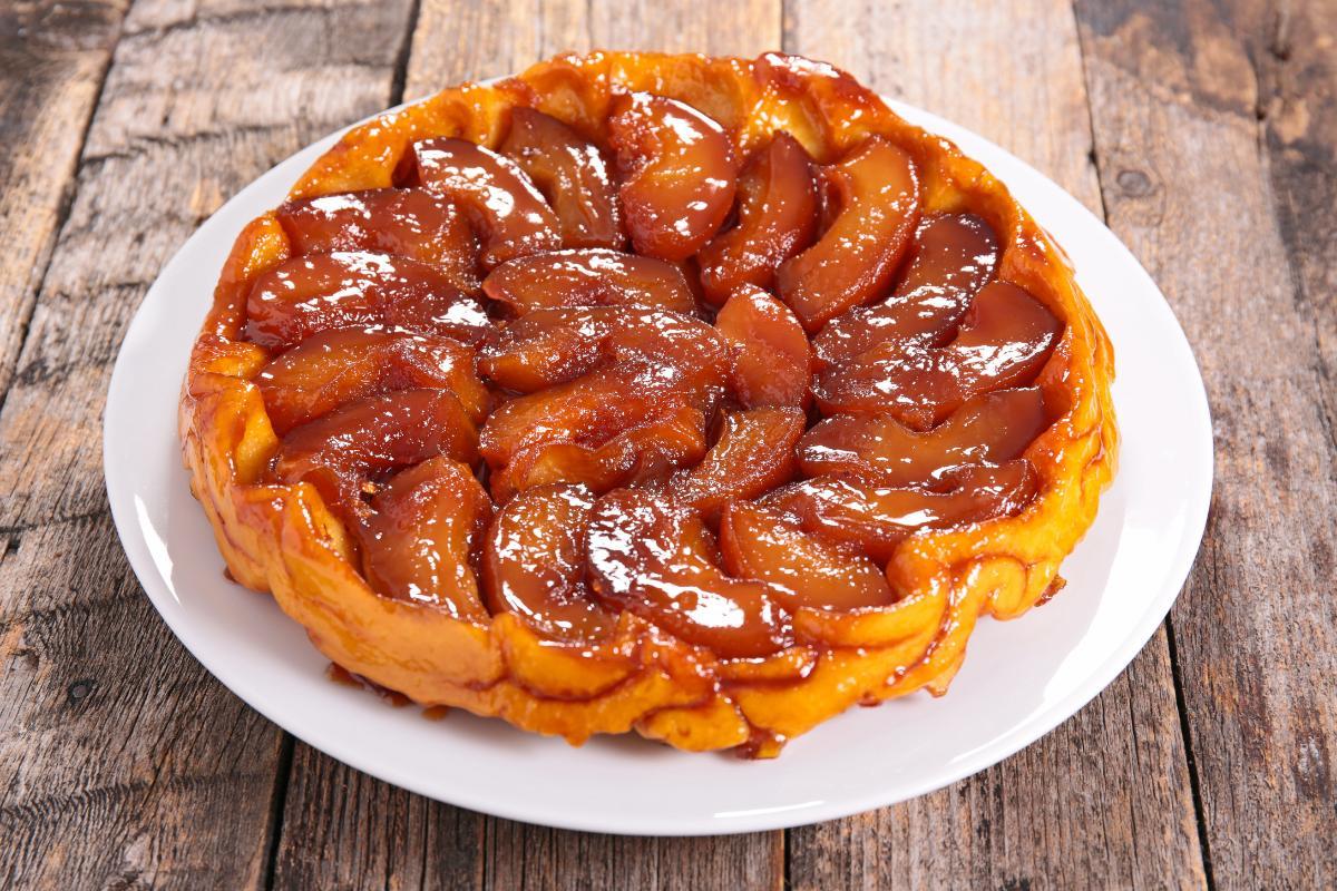 Tarte tatin à la pâte feuilletée