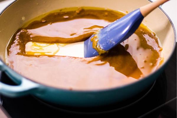 Tarte tatin à la pâte feuilletée - Étape 4