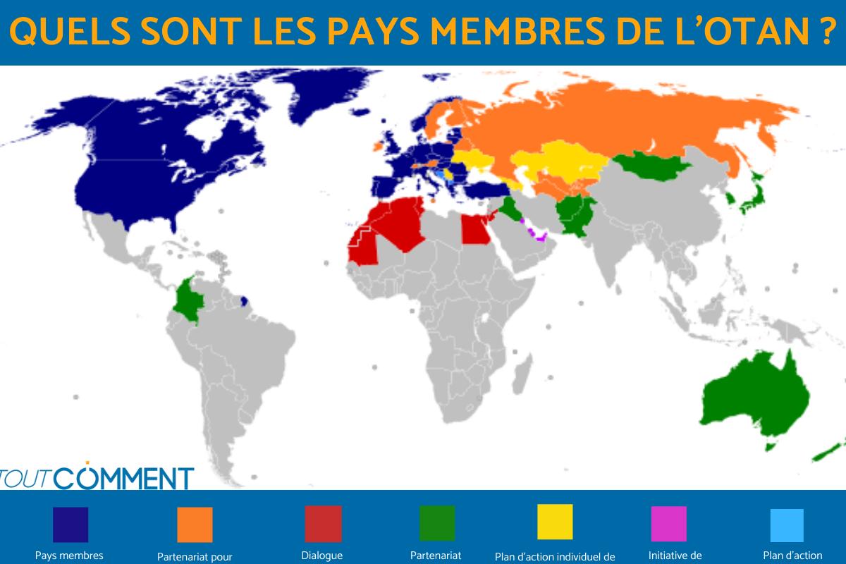 Quels sont les pays membres de l'OTAN