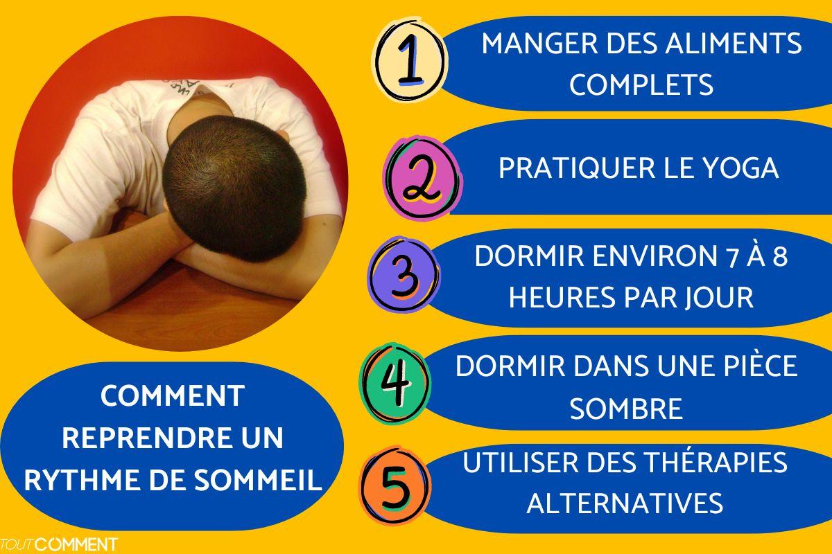 Comment reprendre un rythme de sommeil