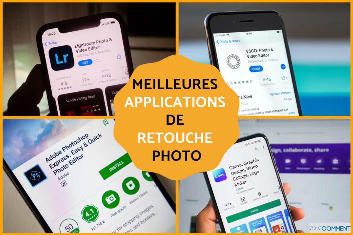 Meilleure application de retouche photo sur ¡OS et Android