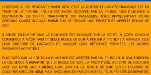 Résumé de "Boule de Suif" de Maupassant