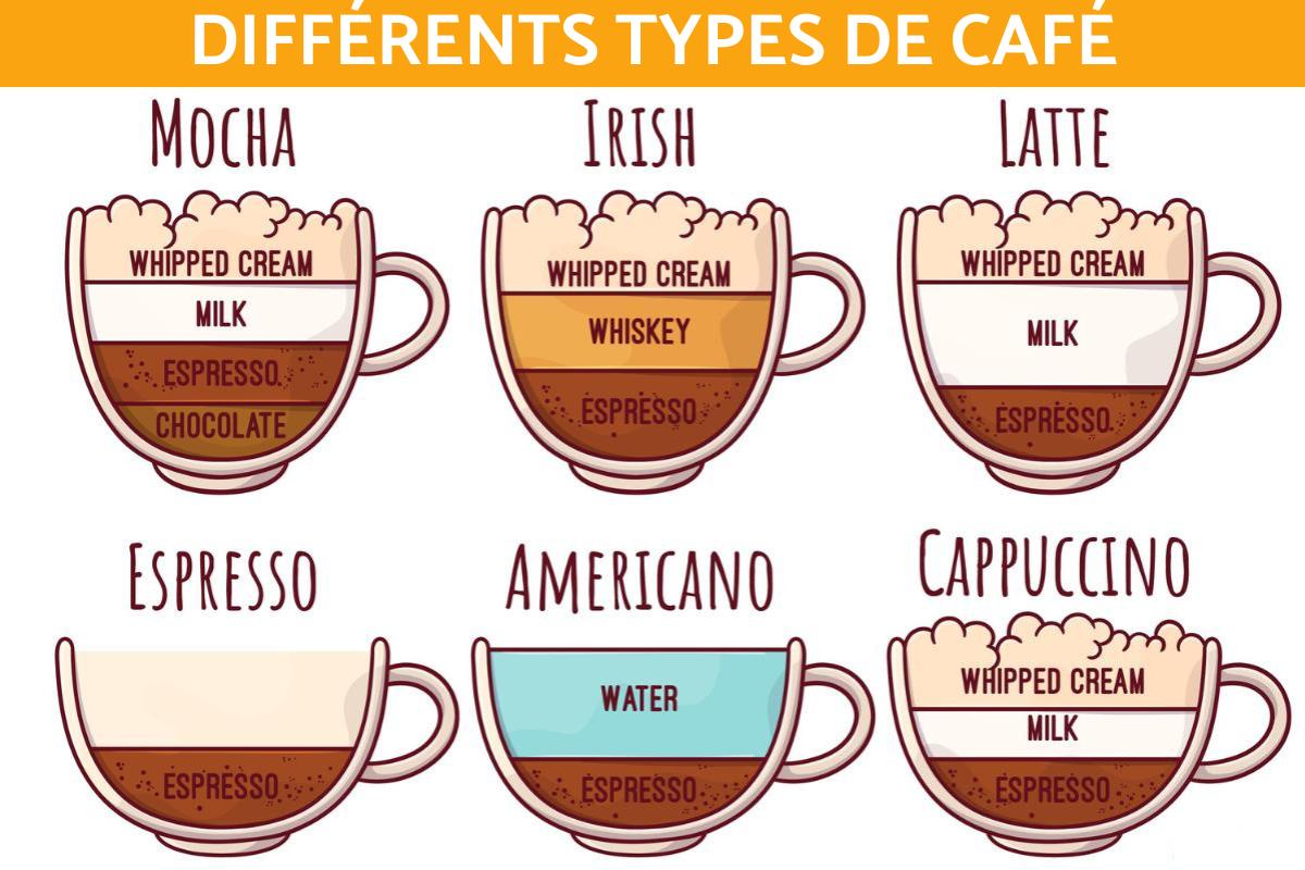 15 Diff rents TYPES DE CAF 15 Diff rents TYPES DE CAF