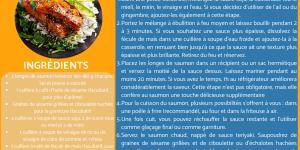 Recette saumon teriyaki