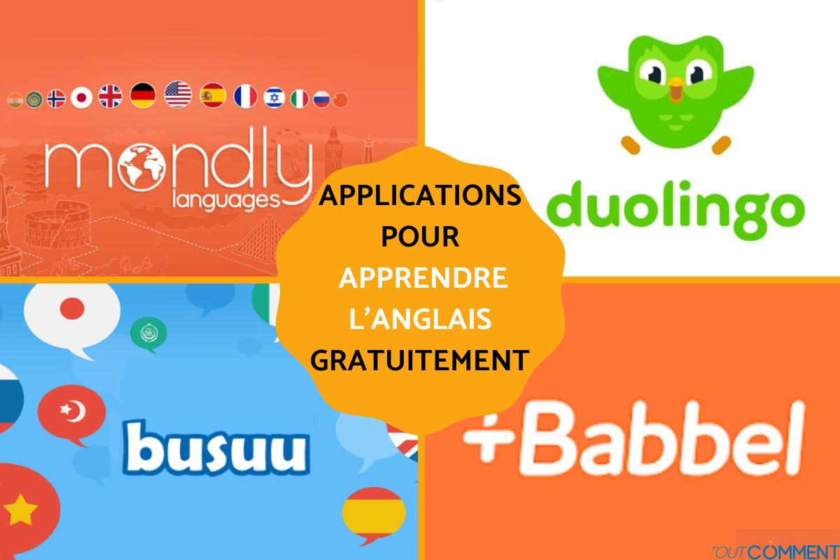 Applications pour apprendre l'anglais gratuitement