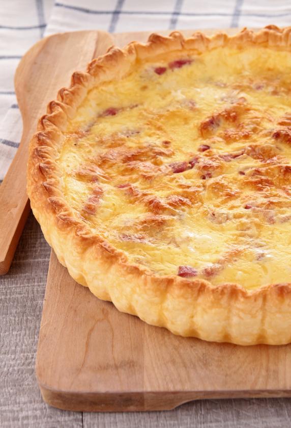 Recette de quiche jambon fromage
