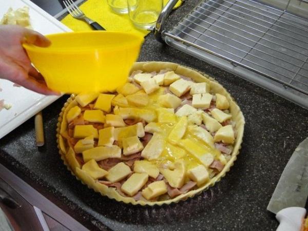 Recette de quiche jambon fromage - Étape 7