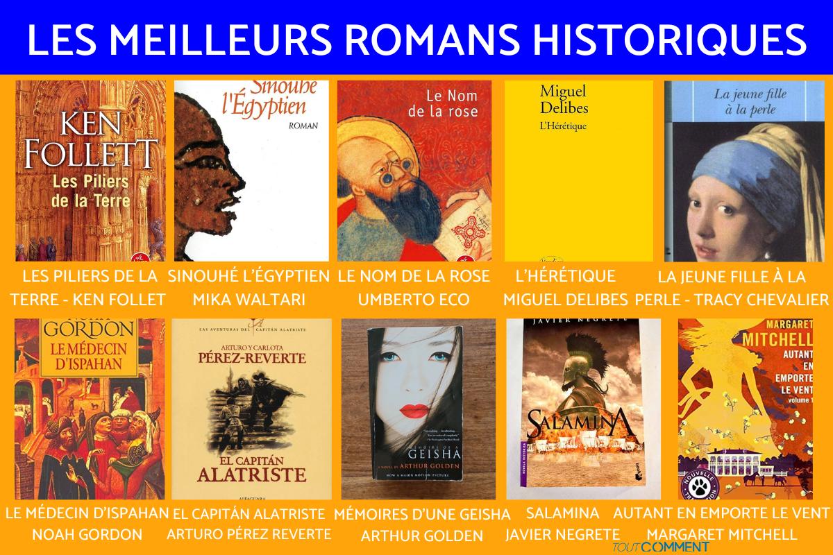 Meilleurs romans historiques
