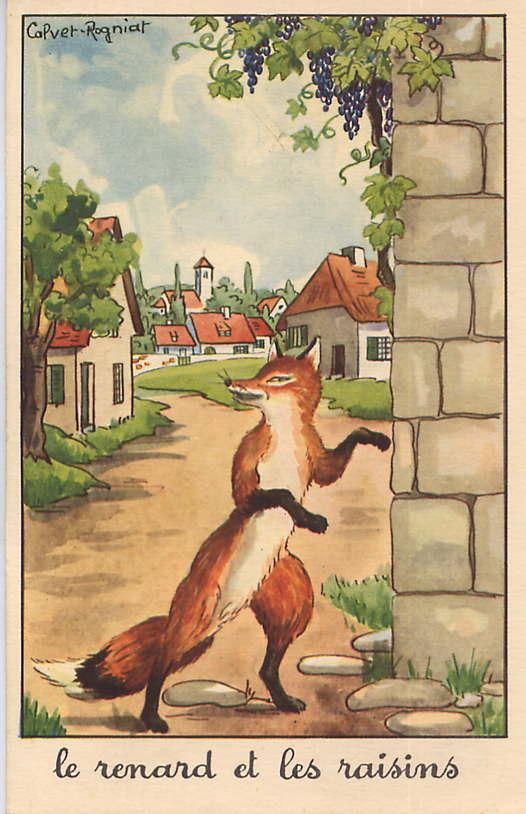 Quelle est la morale de la fable le renard et les raisins - Jean de la Fontaine