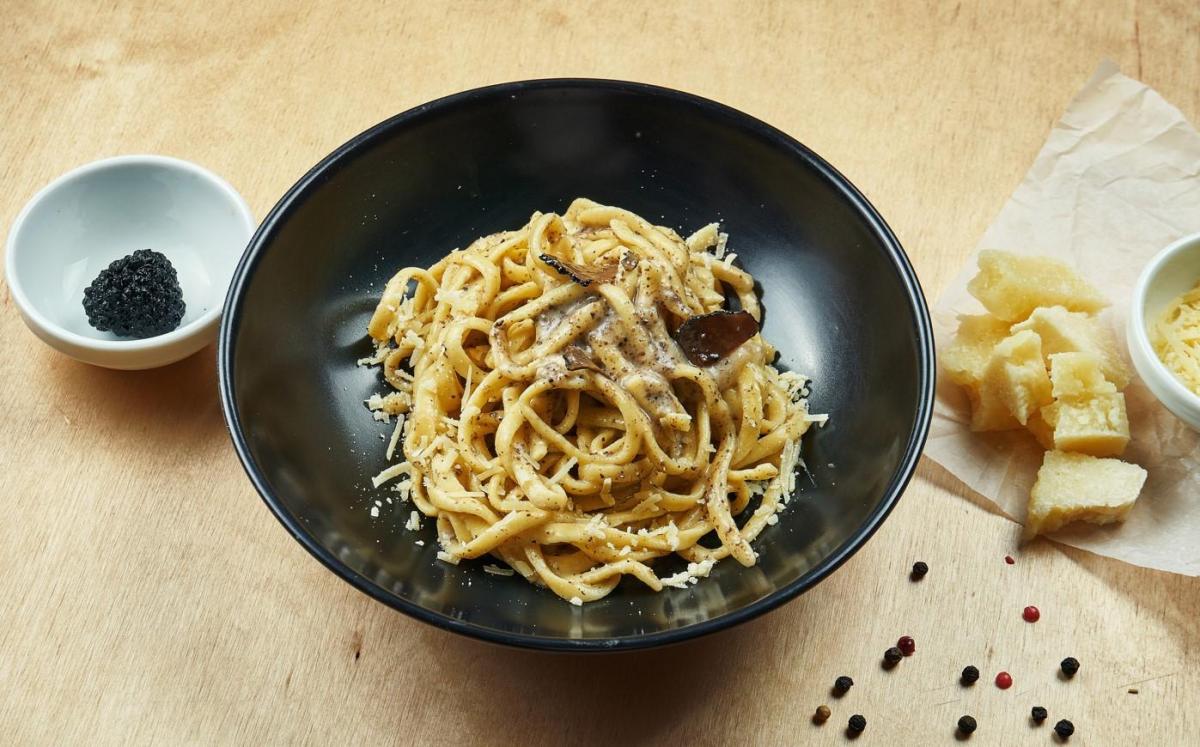 Recette de pâtes aux truffes et parmesan