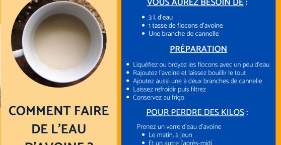 Comment faire de l'eau d'avoine