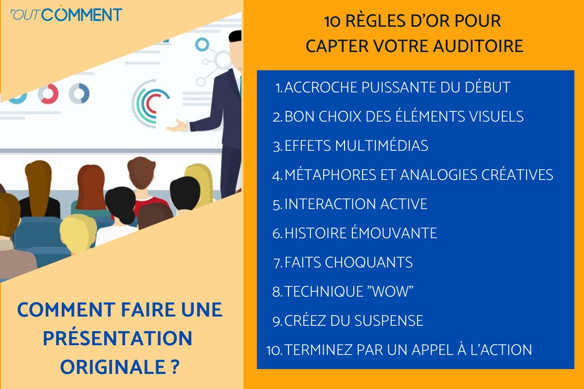 10 IDÉES de PRÉSENTATION pour CAPTER votre AUDITOIRE