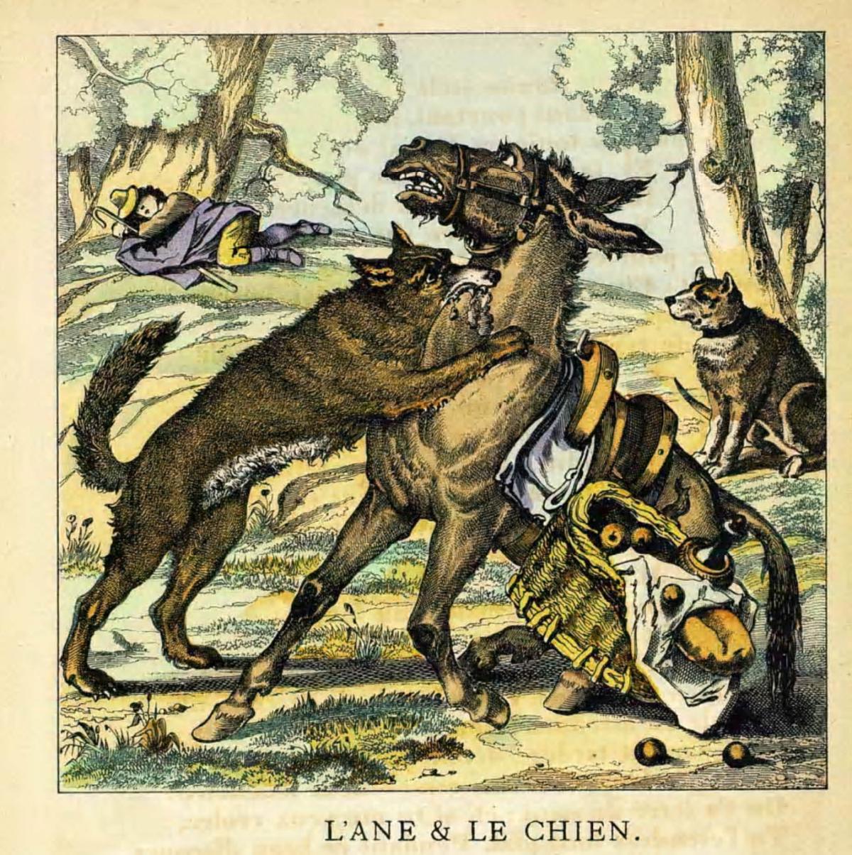 Quelle est la morale de la fable l'âne et le chien - Jean de la Fontaine