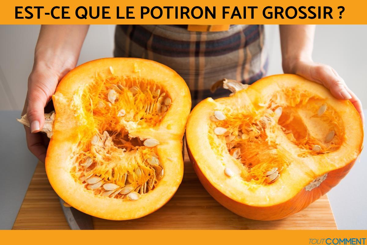 Est-ce que le potiron fait grossir ?