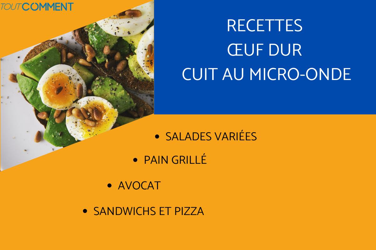 Comment cuire un œuf au MICRO-ONDE - RECETTE SIMPLE