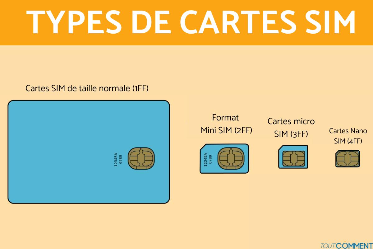 Types de cartes SIM